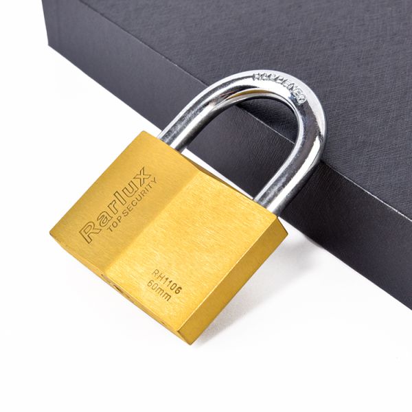 Rarlux Top Security Solid Padlock 3 Nickel-plated Keys Brass Padlock