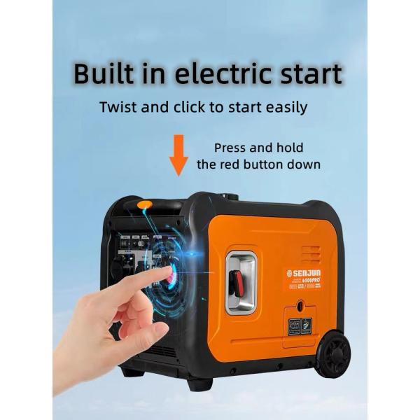 SE6500pro Standard 220V Domestic Silent Gasoline Generator with Silent Operation