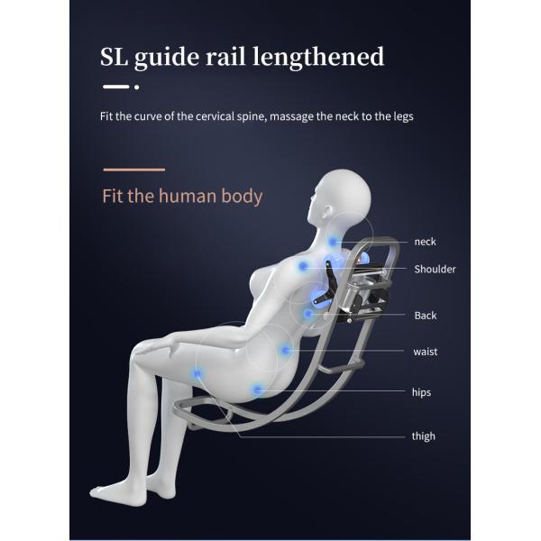 Deluxe Massage Chair Sl Track 144 Degree Shiatsu Rolling Oem
