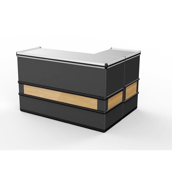 Revestimento em pó Sistema de caixa de retalho do supermercado com construção de aço laminado a frio