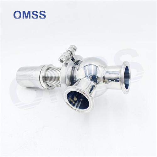 Industrial Safety Valve 2 Inch Sanitary Stainless Steel Relief Valve