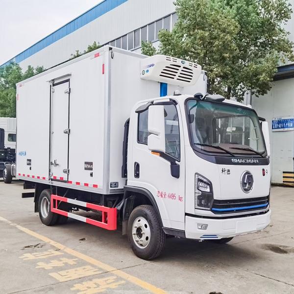 Shanqi 4x2 Refrigerated Truck Food Transport Vehicle with Manual Transmission Type and Maximum Torque Nm ≤500Nm