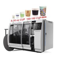 180pcs/min Máquina de fazer copos de papel descartáveis totalmente automática
