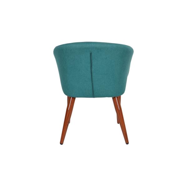 Versatile Hardwood Leg 77.5cm Height 70kg Load Fabric Lounge Chair