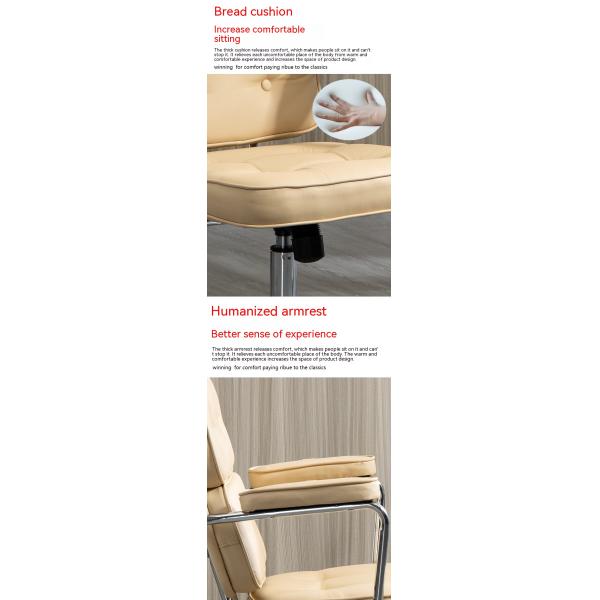 Adjustable Height Ergonomic PC Chair for Comfortable Back Support and Home Office