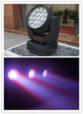A cor 4 In1 conduziu a parte principal movente 10W RGBW da luz 19 do feixe com efeito da lavagem