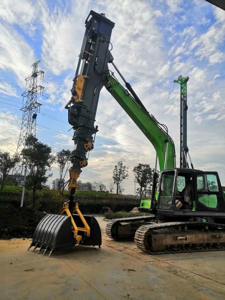1.2m3 Bucket Clamshell Telescopic Arm For Excavator ≥36t Heavy Duty Performance