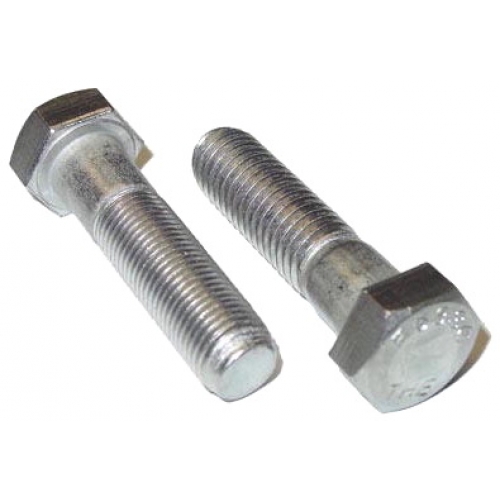 Half Thread Hot Dipped Galvanized Carriage Bolts Din 931 Carbon Steel White Zinc