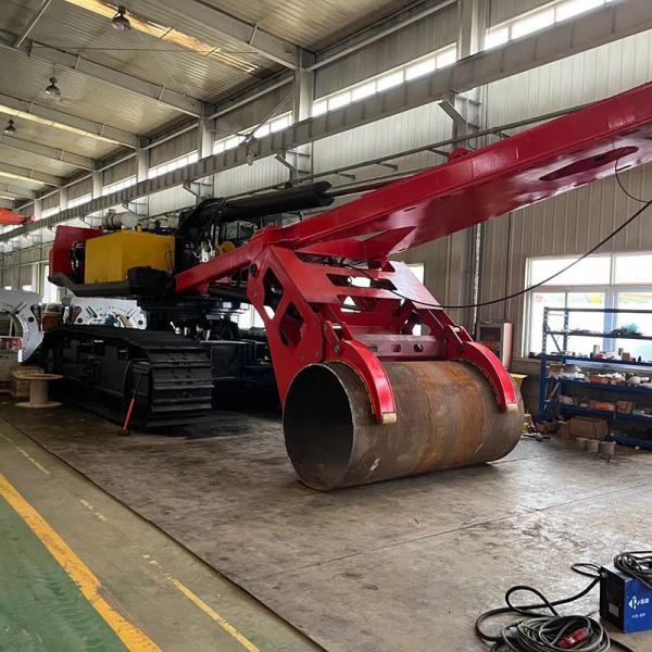 Side Arm Crawler Pipelayer Pipeline Machines High Strength Yellow