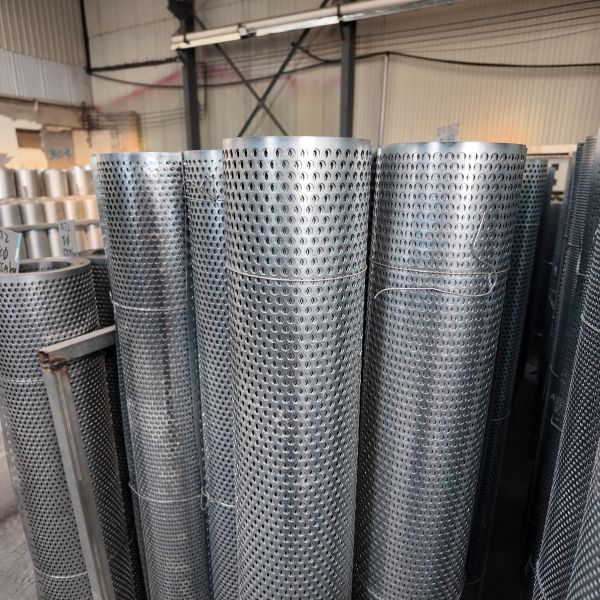 White Stainless Steel Perforated Mesh Special for Architectural Fencing