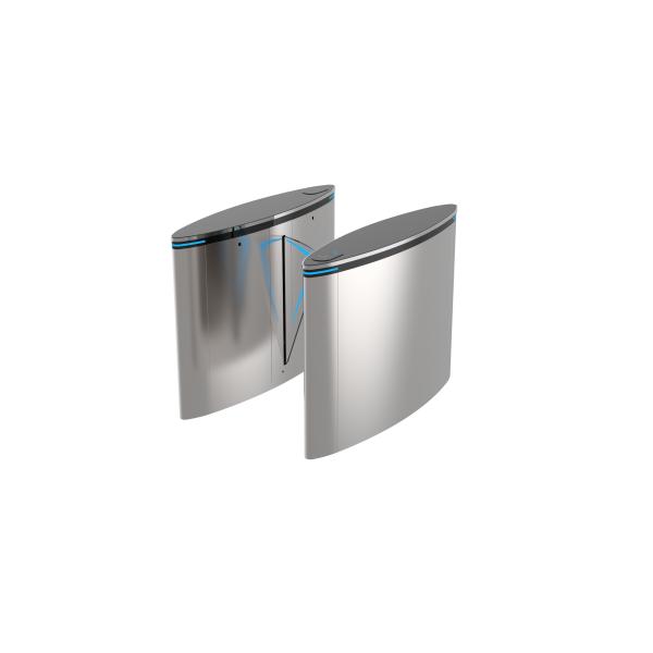 Recorte anti infrarrojo de la puerta retractable de la barrera de la aleta del acero inoxidable con el ala dos