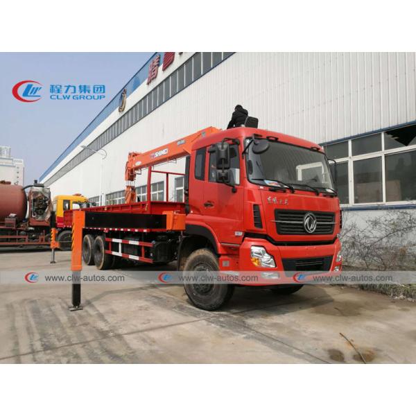 Dongfeng Cummins XCMG вагон с краном 12 тонн телескопичный с наклонять коробку