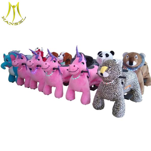 Hansel wholesale animals battery cars electric plush animal toy rides