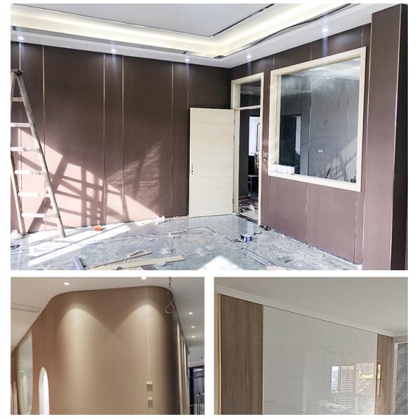 Доказательство прессформы панелей стены облицовки древесины угля водоустойчивой ткани бамбуковое