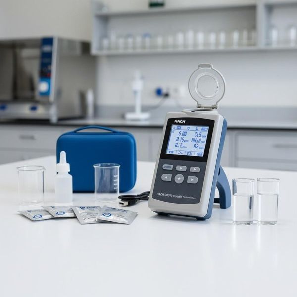 HACH DR300 Portable Colorimeter Instrument For Testing Residual Chlorine Ammonia Nitrogen Ozone