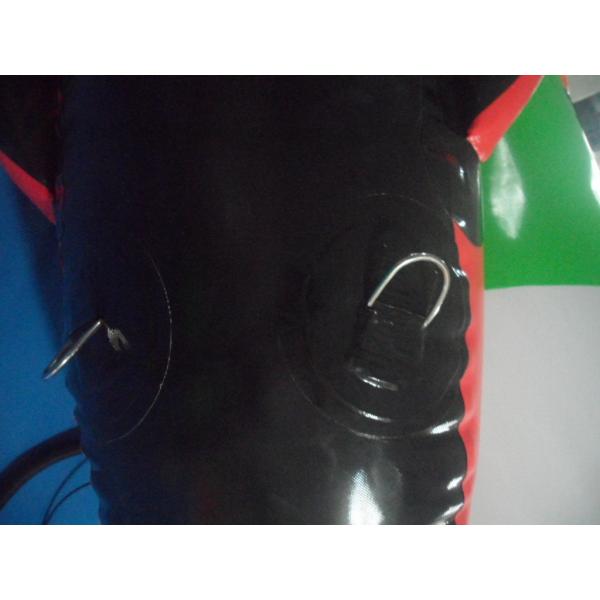 Barco vermelho inflável de excitação do tubarão de PlatoTowable para jogos da água com