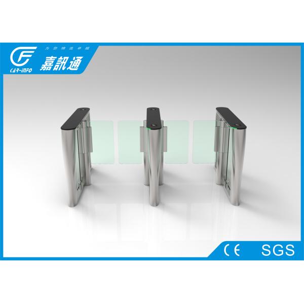 Entrance Security Turnstile Access Control System , Glass Speedgate Swing Gate Turnstile