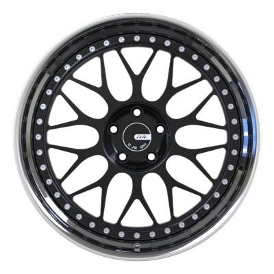 2 partes prato profundo de 22 polegadas orlaram as rodas anotam ET30 preto 5x130 PCD