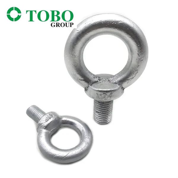 DIN580 Galvanized Eyebolt High Strength Round Bolt ISO3266 Carbon Steel Lifting Eye Bolts