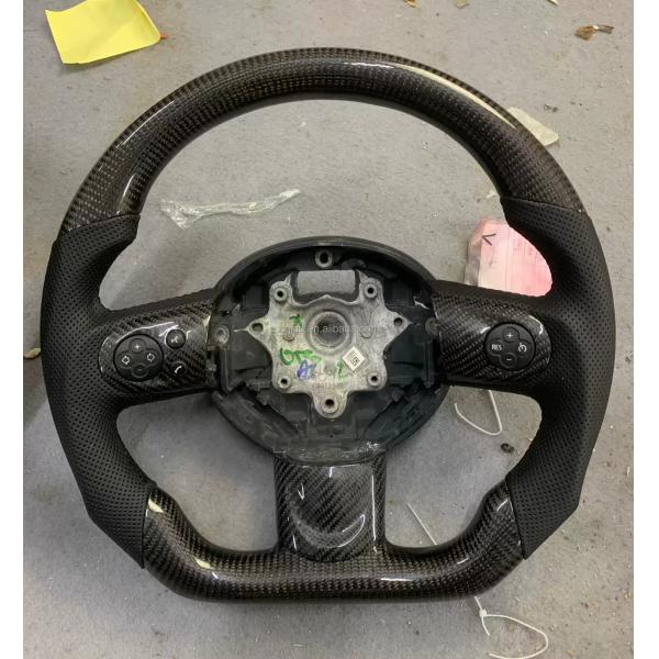 Carbon Fiber Steering Wheel 44*44*25 Perfect Fit for BMW Mini Cooper R55/56/60 F55/56