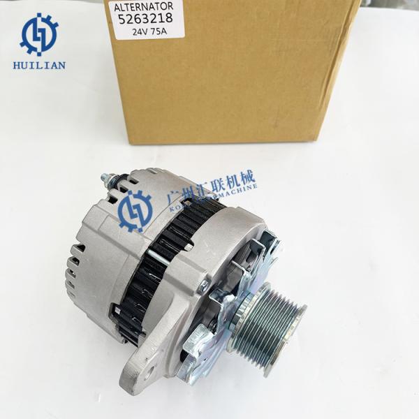 5263218 5263220 4080791 4080791 5263220 24V 75A High Quality Excavator ALTERNATOR Energy Generators