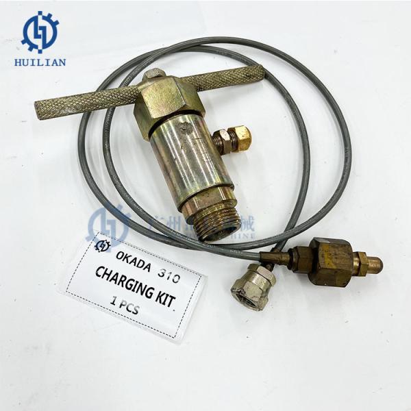 OKADA310 Charger Kit Hydraulic Breaker Parts for Machinery Nitrogen Refill Valve Gas Charging Maintenance Charger Kit