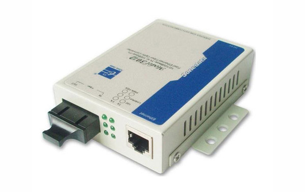 Plug And Play Ethernet Media Converter Iron Shell FCC Certificated