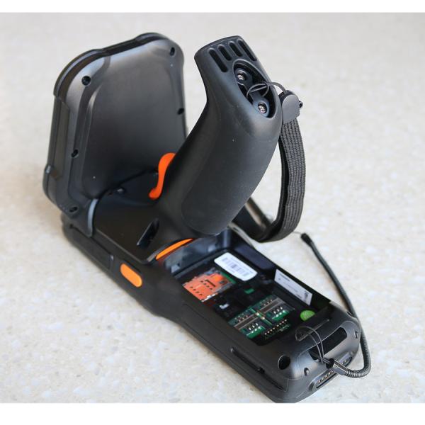 Android 4.3 Bluetooth RFID Hand Held Barcode Data Reader For Library , 3.5 TFT LCD Screen