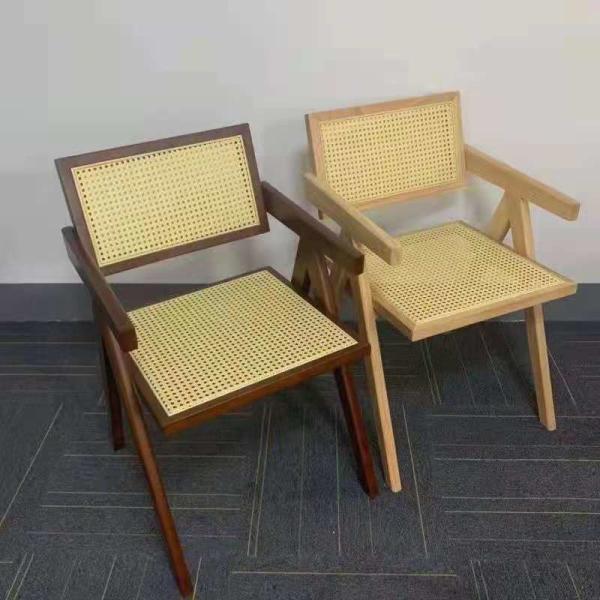 Woven Braided Rope Teak Outdoor Chaise Lounge Living Room Hotel Lobby Chairs