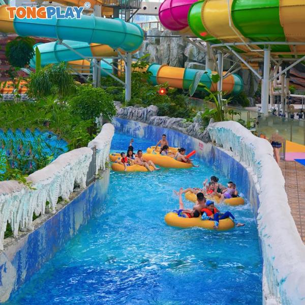 Customizable Commercial Water Slide for Outdoor Entertainment with High Speed and Eco-friendly Fiberglass Construction