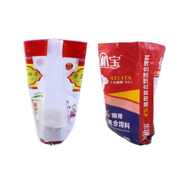 Multi Colored BOPP Laminated PP Woven Bags For Sugar Single Folded