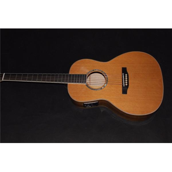 AAAAA all solid OO body guitar custom Solid OO acoustic guitar 14 frets acoustic electric guitar