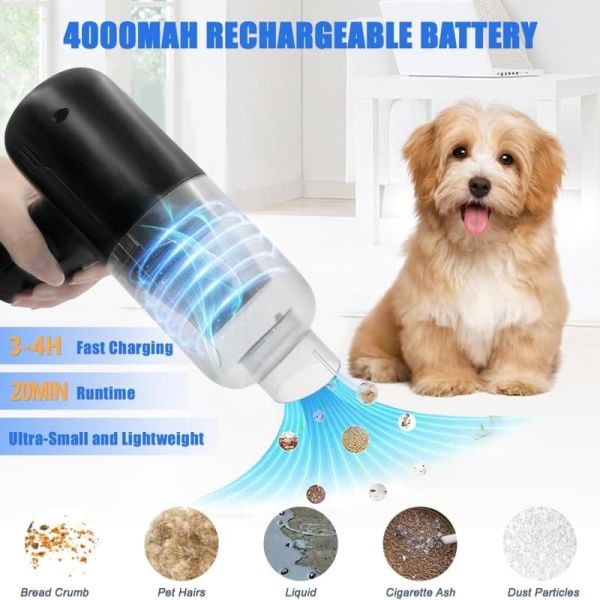 Portable Mini Cordless Vacuum Cleaner Handheld USB C Rechargeable Vacuum Cleaner