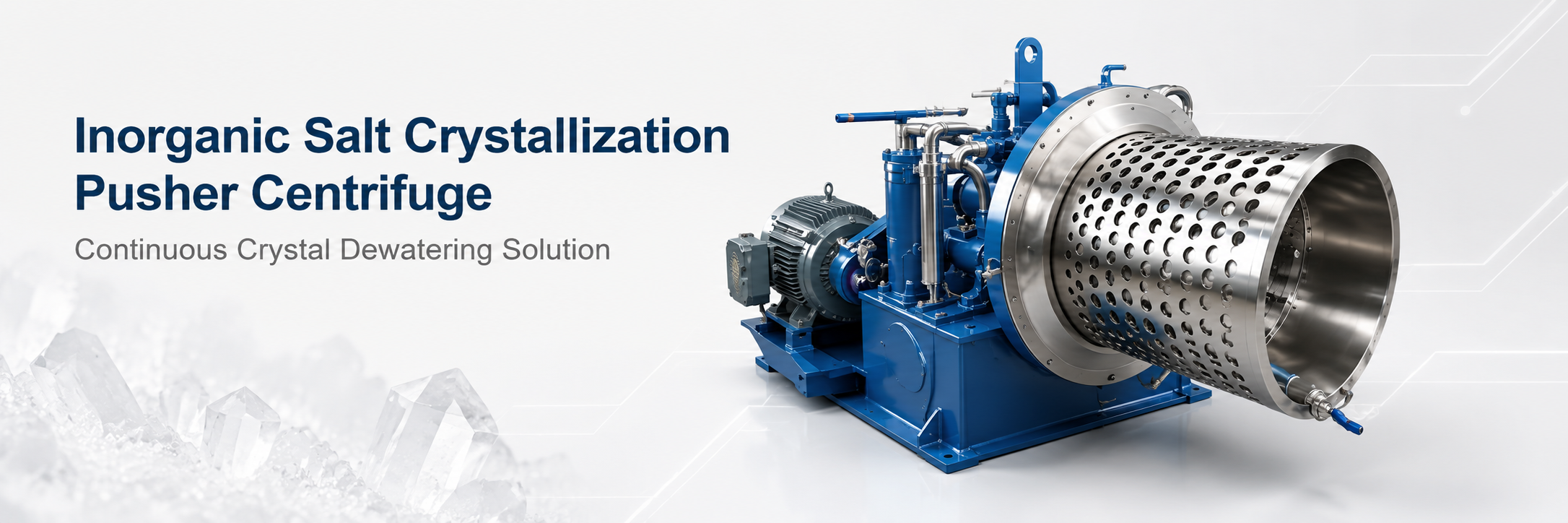 Inorganic Salt Crystallization Pusher Centrifuge