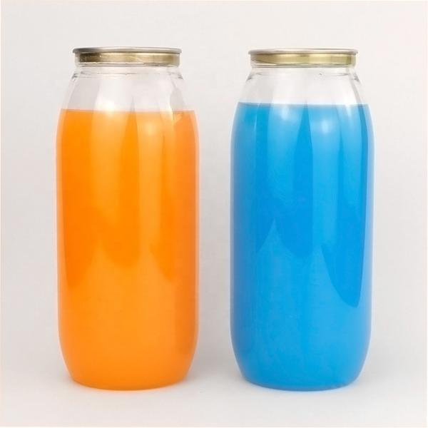 650ml Fresh Juice Plastic Beverage Bottles Custom PET For Mineral Water