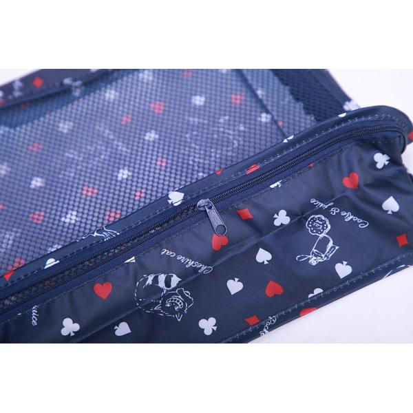 27cm*40cm*10cm Girly Multi Colored Cosmetic Makeup Bags 210D Travelling Make Up Bag