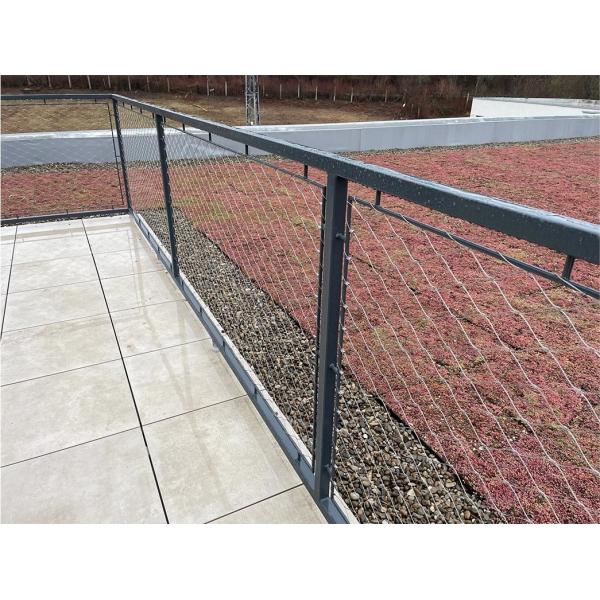 Knotted Type Hand Woven Stainless Steel Rope Mesh with SS304/316 Material 1.5mm/2mm/2.5mm Wire Diameter and 25*25mm/30*30mm/50*50mm Mesh Opening