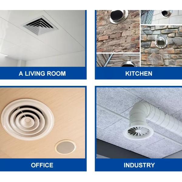 Круг нержавеющей стали дюйма 304 вентиляционного отверстия 6 покрывает охлаждать топления выхода