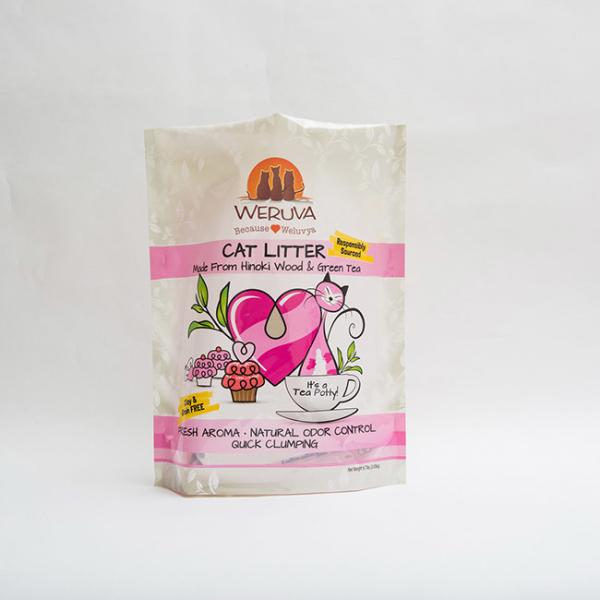 кота 6.7lb стойки мешок вверх без молнии отсутствие сумок обслуживания собаки отверстия вида Resealable