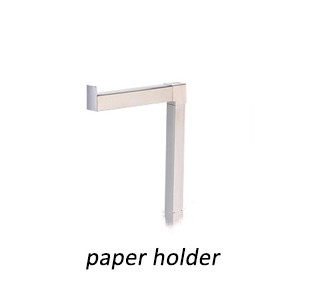 Toilet Brush and Towel Holder Set Multi-function Hotel Standing 401 Stainless Steel Cleaning Brush 304 SUS Stainless Ste