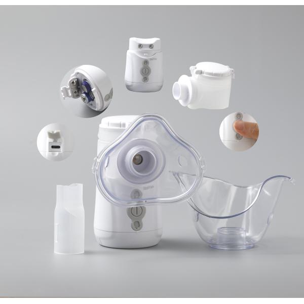 машина Nebulizer пользы дома 0.5mL/Min взрослая удваивает - канал 110kHz 1.1μm до 3.6μm