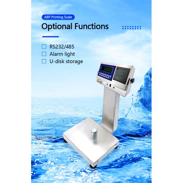 1 Advanced A8SP printing small platform scale square vertical bar 22cm*28cm 3kg capacity
