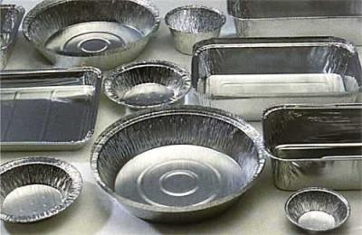 Kitchen Rectangle H24 Aluminum Take Out Container With Aluminium Foil Paper