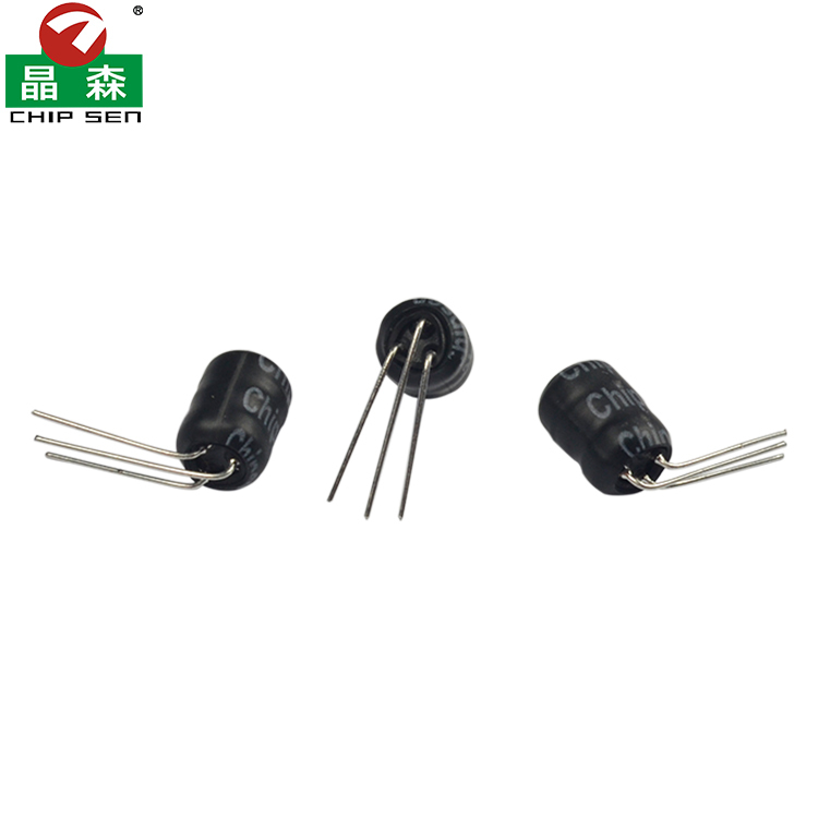 DR3W 9x12 3 Pins Drum Core Inductor Radial Choke Coil For Switching Power Supply