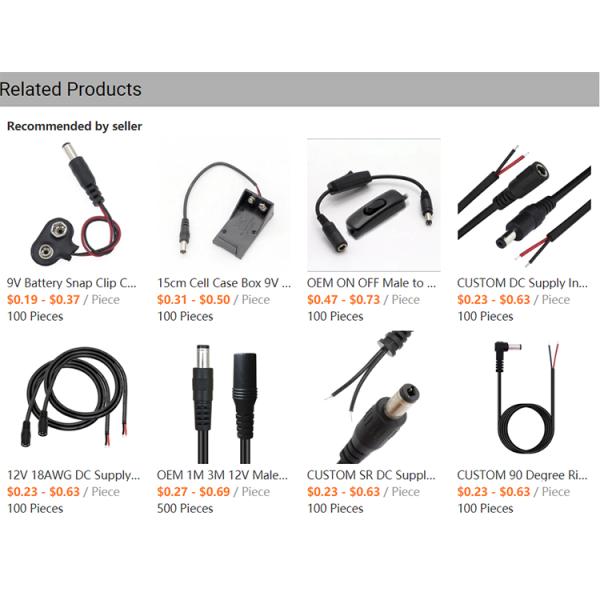 1 Female to 3 Angle Male Ways DC Splitter Power Extension Cable for CCTV Security Camera