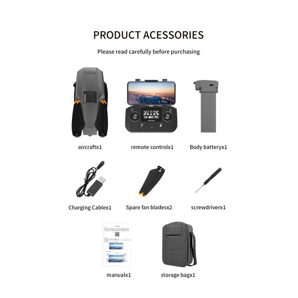 3km Range S808 Drone With 8k Camera 5g Wifi 3 Axis Eis Gps Long Distance 3km Brushless Motor Foldable Quadcopter Drones