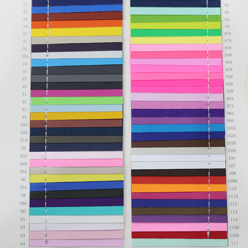 0.5mm Custom Hot Stamp Press Custom Iridescent Color Faux PU Synthetic Leather