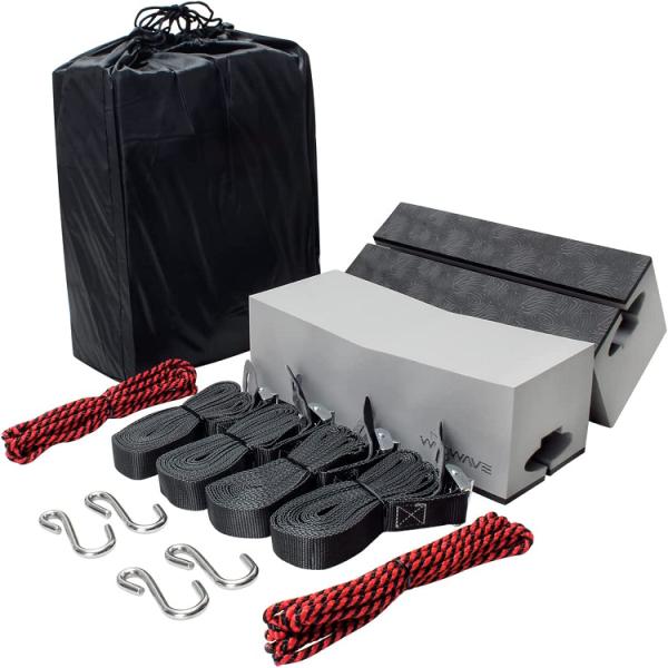 EVA Foam Roof Rack Pads for Lakes Rivers WOOWAVE Deluxe Kayak Carrier Kit 12 inches