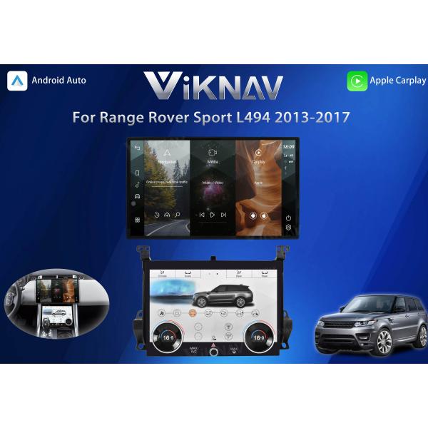 VIKNAV Car Radio AC Panel For Land Range Rover Sport L494 2013-2017 Беспроводный Carplay