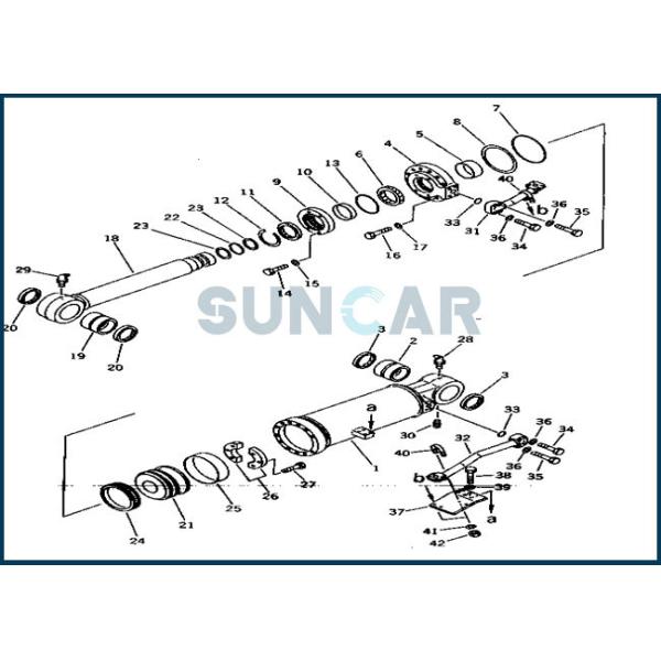 707-99-73050 бульдозер D275A-2 7079973050 пригонок набора обслуживания цилиндра жизни потрошителя